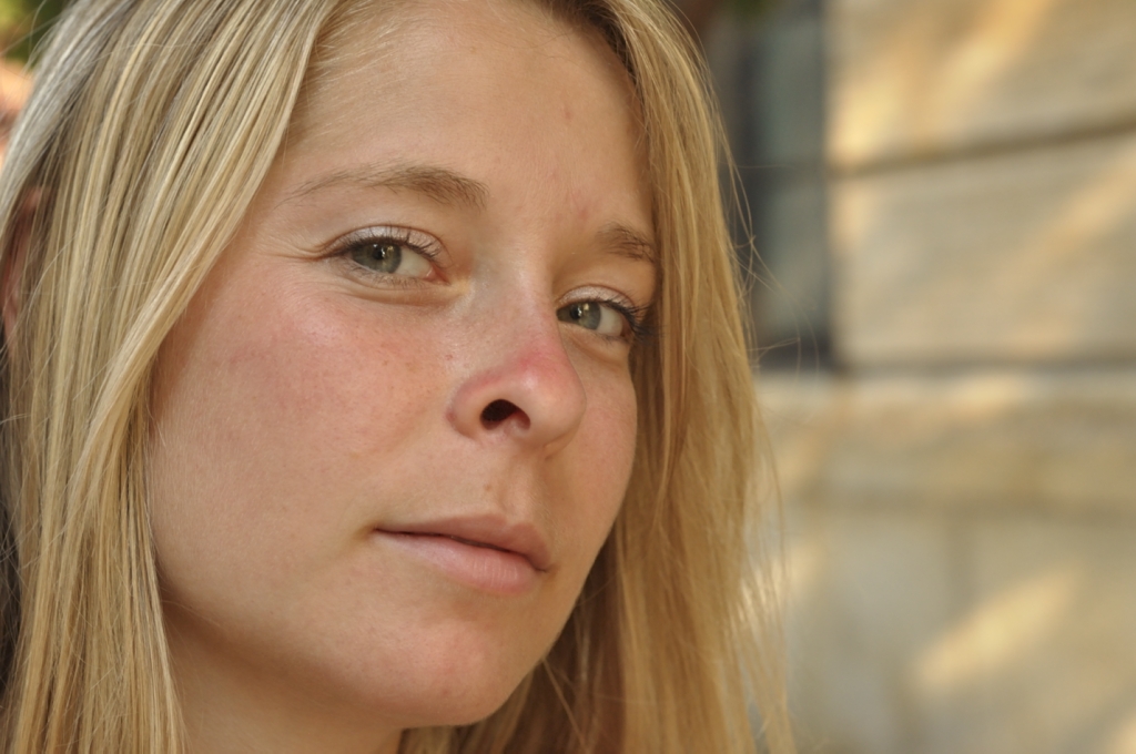 Blonde hair White Face Girl