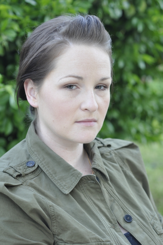 Brown hair American Angry Girl Face Pretty