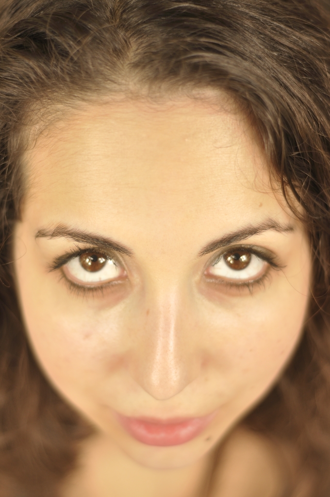 Brown hair Girl Face Beautiful
