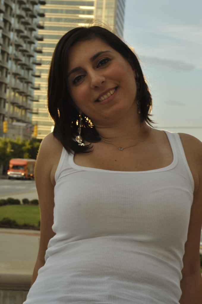 Brown hair Medium hairstyles Girl Pretty City