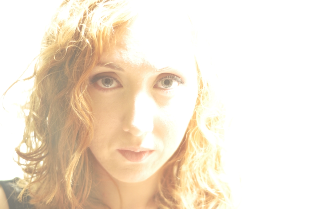 Face Girl Red hair Curly Pretty