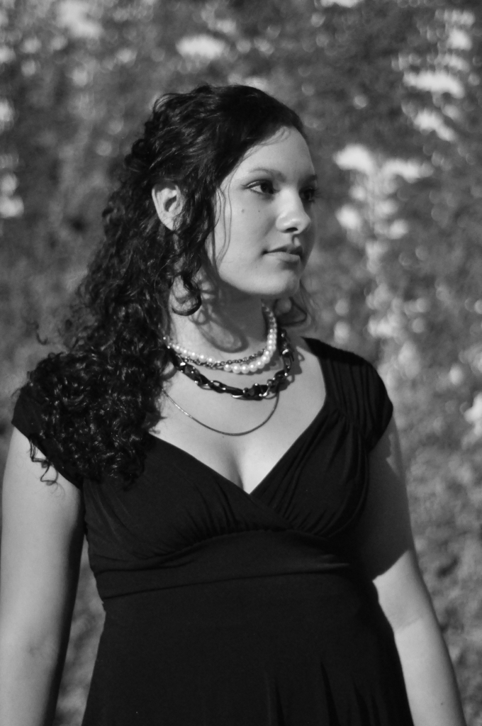 Girl Curly long Hair Teenage Mexican