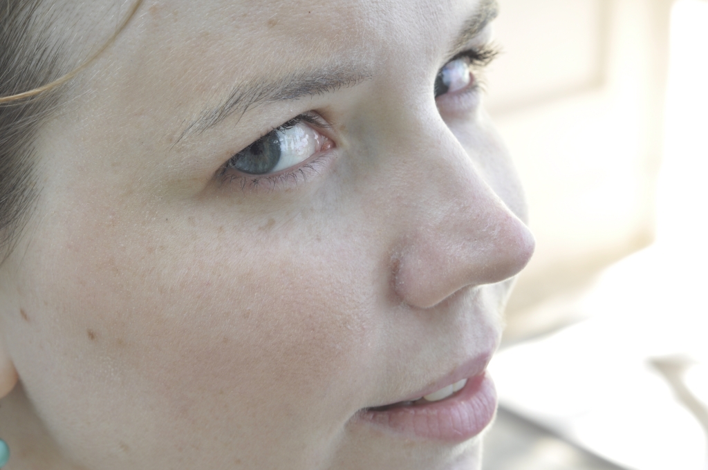 Girl Face Blonde hair White