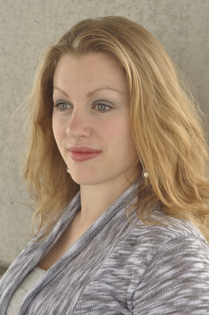 Girl Face Model Blonde hair Long Highlights Beautiful