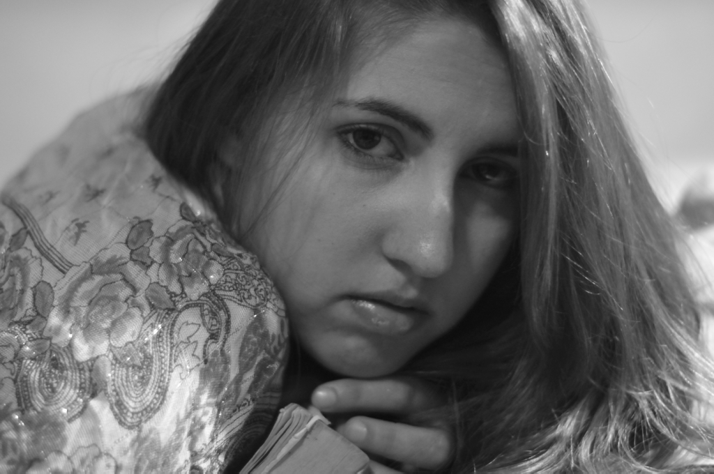 Girl Face Model Long Hair Teenage Pretty