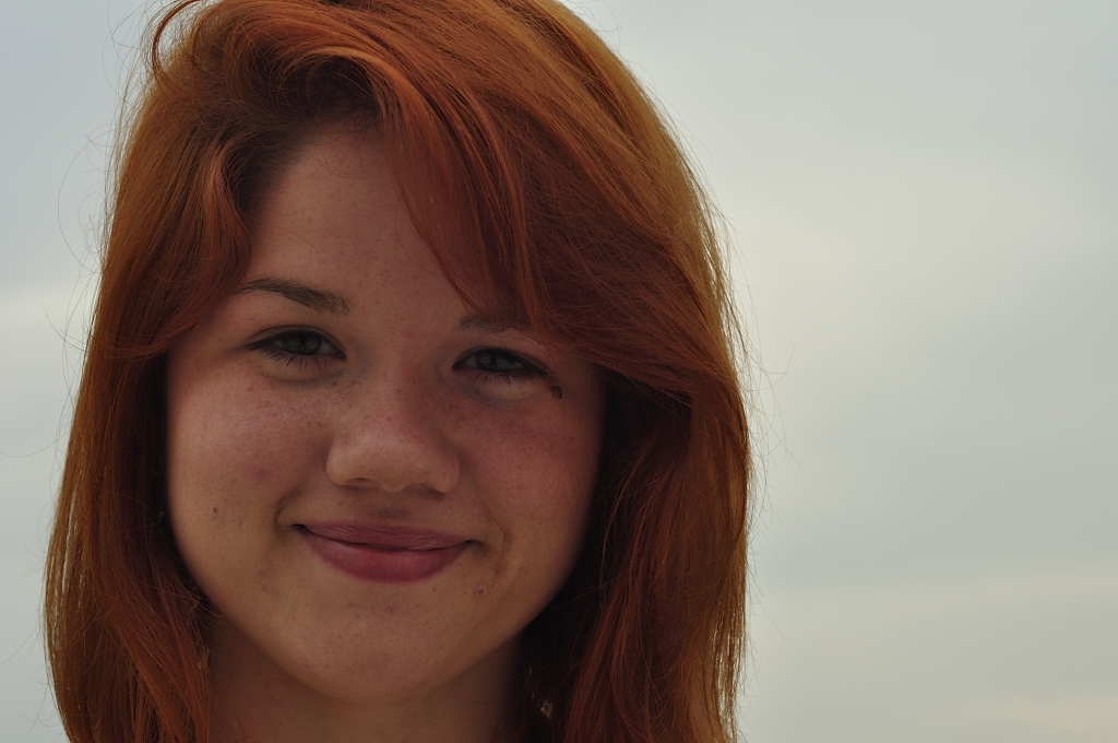 Girl Face Red hair Teenage Country American Pretty Medium hairstyles
