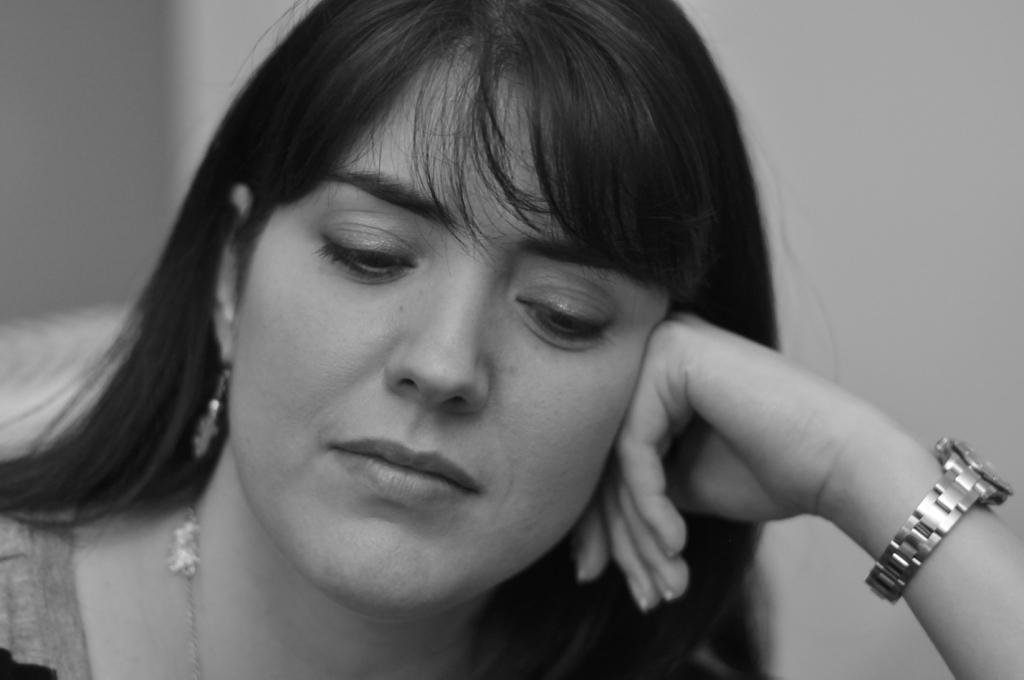 Girl Face White Sad