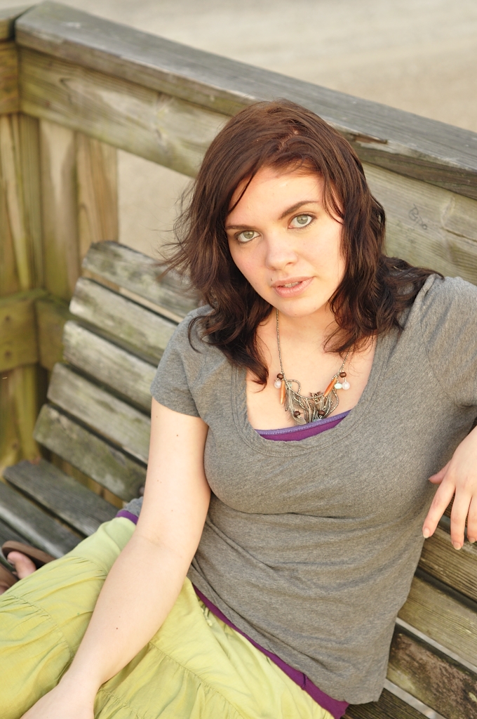 Girl Model Brown hair Curly Beautiful