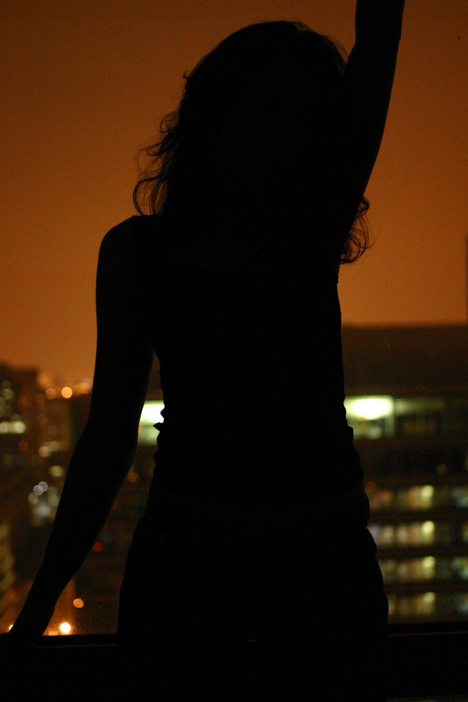 Girl Modeling Curly long Hair Brazilian