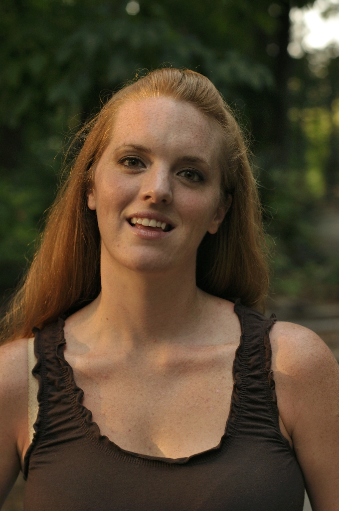 Girl Red hair Long Country Cute
