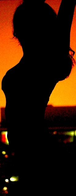 Modeling Native American Indian Butt Brazilian Girl Long curly hair Beautiful Orange