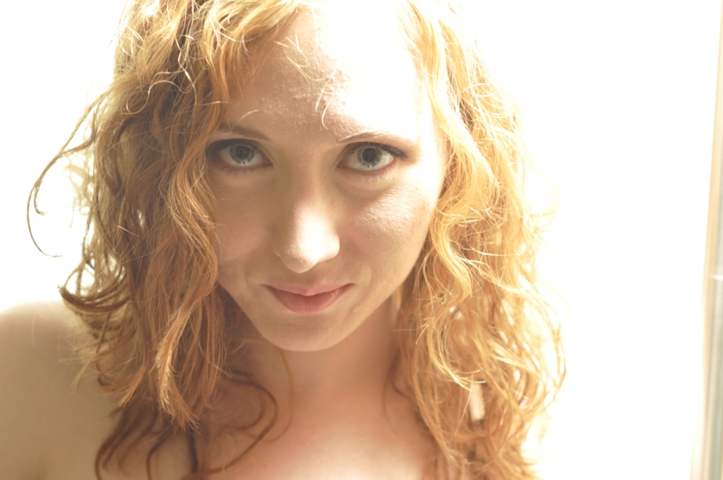 Red hair Curly Eyes Girl Face