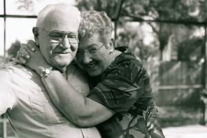 Grandma and Grandpa are still in love
