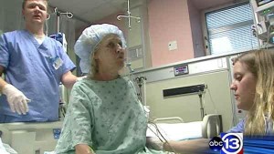Mom in hospital