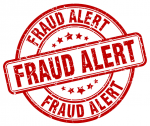 Fraud alert stamp